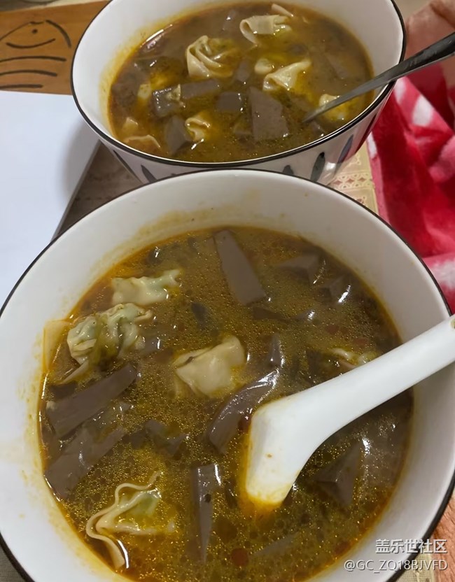 【一口春味】鸭血馄饨