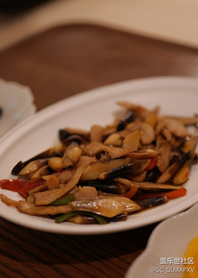 【清明食味】 黑鸡纵炒爽肉