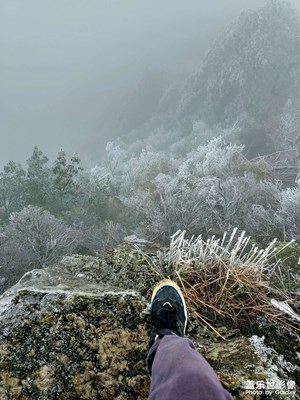 山林雪景