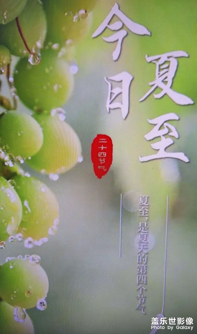今日夏至，发个水贴