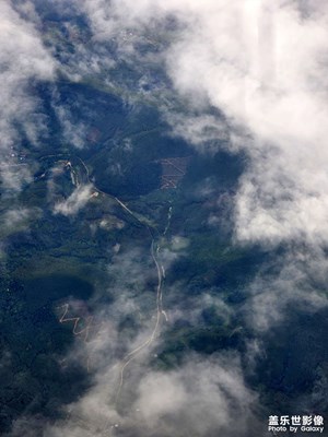 广西上空的风景