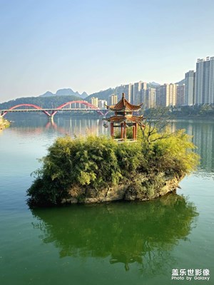 【不期而遇的美】开年游广西之平乐三江口风光